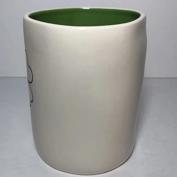 Rae Dunn I’m IRISH Double Sided with Clover and Green interior Mug - Picture 4 of 6